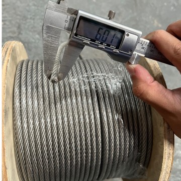 316 304 Dia 0.2mm-20mm 1x7 1x19 1x37 Stainless Steel Wire Rope