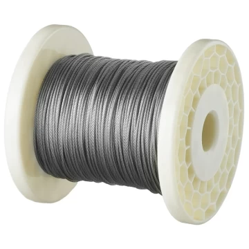SS304 3mm 12mm 7X7 Steel Wire Rope 347 318 321 202 402 0.8mm 2mm 6mm 7mm Stainless Steel Wire Rope
