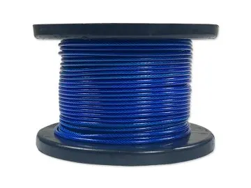 7x7  PVC/PE/Nylon Coated 304 316 Stainless Steel Wire Rope