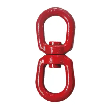 EU G80 lifting symmetrical rotating ring/G80 grade universal rotating hook