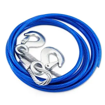 Nylon coated stainless steel wire rope 1×19 rigging rope for fitness equipment