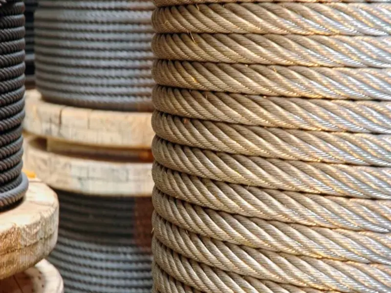 How is galvanized steel wire rope formed