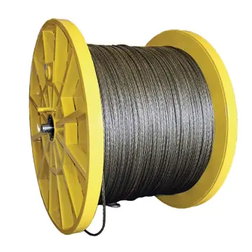 6X36WS+IWRC, high-quality hot-dip galvanized steel wire rope for hoisting and lifting